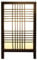 Fine Asianliving Japanische Lampe Shoji Schwarz Ishikari B15xT15xH25cm Japanische Hängelampen Japanische Pendellampen Deckenleuchten Stehlampen Wandlampen
