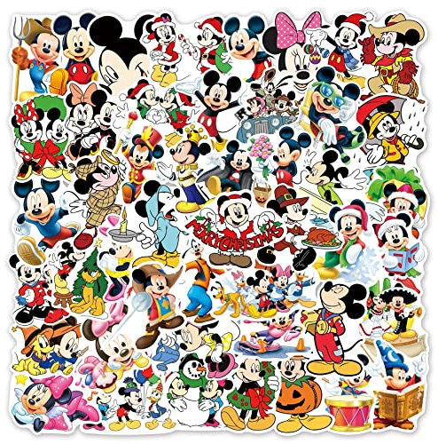 Huayao 50St. Mickey Maus Aufkleber Mickey Mouse Aufkleber Minnie Graffiti Vinly Stickers Geschenke