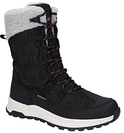 Hi-Tec Damen Sophia Wp-Jet Black Festival Fuchsia-6 Schneestiefel, 39 EU