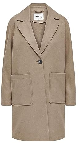 ONLY Women's ONLNEWVICTORIA Life Coat CC OTW Mantel