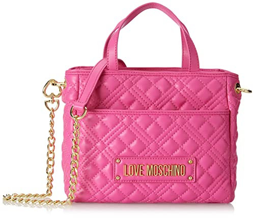 Love Moschino JC4020PP1GLA0, Borsa a Mano, Donna, Rosa, Taglia unica