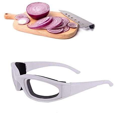 Zwiebelbrille,Zwiebel Brille Anti-Spritzwasser Brille zwiebelschneiden Augenschutz Zwiebel-Schutzbrille Schutzbrille für Brillenträger für Frauen Männer Küche Verwenden Sie Outdoor-Aktivitäten