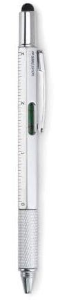 6 in 1 Multi Tool Pen and Screwdriver (Silver)