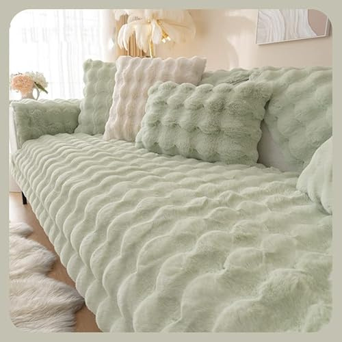 WYJHNLBEDC Sofa/Couch überzug/überwurf/überwurfdecke, Sofaschutz | Warmer Super Weicher Plush Sofabezug für Sofa L Form/U Form/Ecksofa 3/2/1 Sitzer, Sofaschutz Hund Kratzschutz Katze