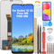 YHX-OU 6.58'' Negro Pantalla LCD para Xiaomi Redmi 10 5G 22041219G 22041219NY Poco M5 22071219CG Kit de Reparación de Pantalla Táctil Digitalizador con Herramienta + Cristal Templado