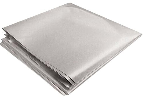 EMF-Schutz, EMF-Blocker, Faraday-Stoff, 99 x 109 cm, weiche EMF-Abschirmvorhänge, antistatisch, leitend, WLAN, RF, RFID-blockierender Stoffschutz für Radiowellen und Mikrowellen