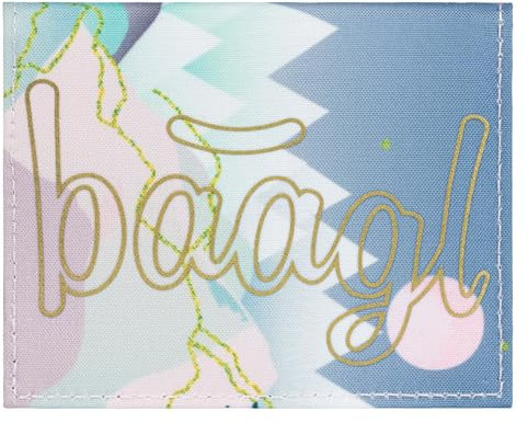 Baagl Geldbeutel Jungen Mädchen Geldbörse Kinder Kleines Portemonnaie Teenager Geldtasche Kinderportmonee (Moon)