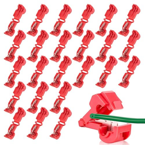 30 Stück Anschlussklemmen für Mähroboter Begrenzungskabel Anschlussklemmen für Mähroboter Clip für Kabel Mähroboter T-Abzweig-Anschluss MäHroboter，mit z.B. Husqvarna, Rasenroboter Husqvarna Automow