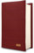 HANOI Collection® Housse pour livres de lecture ajustable et rembourrée. Housse de transport pour livres rembourrée. Couverture de livres, Protection pour livres. (Rouge foncé, Grande)