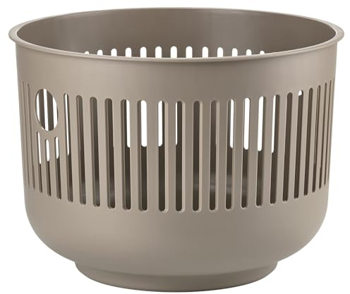 Zone Denmark Ume Wäschekorb, Wäschesammler, Wäschetonne, 30 Liter, Durchm. 40 cm, Höhe 29,2 cm, Taupe