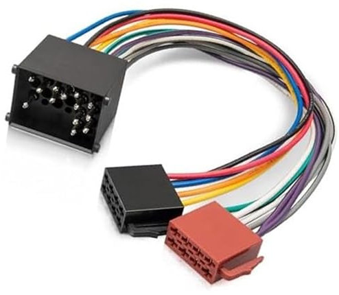 JUNPIY Auto-ISO-Radio-Kabelbaum, for ältere 1990-2002, for, E36 E46 E39 528i E46 3 5 7 Serie Installation Stereo 16 Pin ISO Kabelstecker Autoradio-Adapterkabel