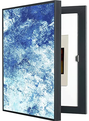 ZIUBMVDYC Sicherungskasten Schrank, Innen-Stromzählerabdeckung Zählerabdeckung Box in Home Dekorative Zählerabdeckung Verteilerkasten Gemälde verstecken(A)