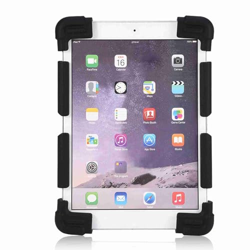 Asixxsix Protector Universal de Silicona a Prueba de Golpes para Tableta //, Soporte Ajustable, Funda Lavable para Tabletas de 9 a 12 Pulgadas, 3 Colores Disponibles (8,9-12 Pulgadas)