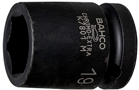 Bahco K7801M-32 Hexagon Socket, Black, 1/2-Inch, 32 mm