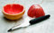 Couteau professionnel à pamplemousse Ecoline. Pour utilisation droitier/gaucher. Lame 110 mm. L 230 mm.