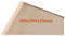 Vermiculite-Platte | Brandschutzplatte 400x300x20mm | Schamott-Ersatz