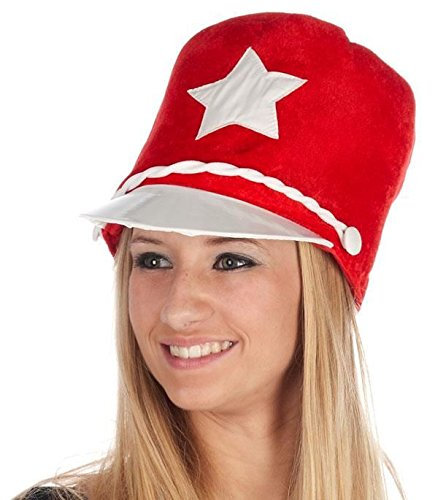 Red Majorette Hat ~ Nutcracker ~ Drum Major ~ Toy Soldier