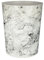 Premier Housewares 1601585 Rome Waste Bin, Marble Effect Grey 20 x 20 x 25 cm