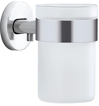blomus 68920 Areo Zahnputzglas, edelstahl matt, 10,5 x 7 x 12 cm