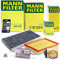 MANN-FILTER Inspektionspaket Filterset 1x Ölfilter, 1x Luftfilter, 1x Innenraumfilter, 1x Kraftstofffilter, 1x Ölablassschraube Kompatibel mit OPEL COMBO, CORSA C (X01), TIGRA TwinTop (X04)
