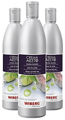 Wiberg Crema di Aceto Limette-Gr?ntee, 0,5L 3er Pack