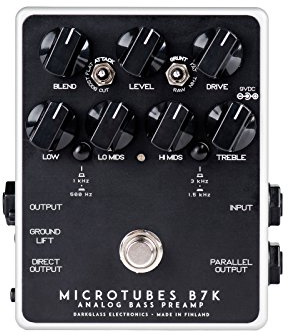 Darkglass Microtubes B7K v2 - Bass Effektpedal | Overdrive, 4-Band-EQ und symmetrischer XLR-Ausgang