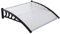 Front door canopy porch rain protector awning lean to roof shelter Shade Cover[80 x 120cm]