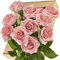 FiveSeasonStuff 10 Stems Real Touch Roses Artificial Flower Silk Roses ‘Petals Feel and Look like Fresh Roses' Bouquet of Flowers Floral Arrangements (Dark Pink)