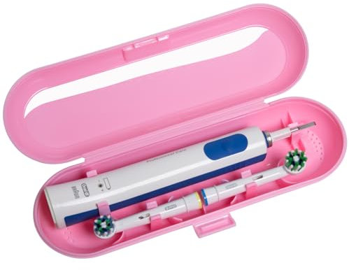 seplouis Elektrische Zahnbürstenbox kompatibel mit Oral B/Oral-B Pro/iO/Philips Sonicare/Demita/Bitvae und den meisten Anderen Elektrozahnbürstenmarken auf dem Markt, Rosa