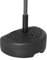 sweeek Alice's Garden - Demi-Pied de Parasol Plastique – Base remplissable pour Demi-Parasol. Motif Feuillage. Noir