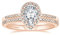 Zakk Damen Ringe Set Silber 925 Ewigkeitsring Solitär 1.5CT Träne Zirkonia Verlobungsringe Eheringe Trauringe Versprechen Ring Rosegold Gold (Gold,52 (16.6))