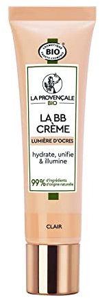 La Provençale Bio - La BB Cream Lumière d'Ocres Certified Organic - Crema hidratante tintada - AOP Provence Organic Olive Oil - Para todo tipo de piel - Color: claro - 30 ml