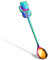 Cuchara de Café de Gato Suertudo Cucharadas de Postre de Gato de Arcoíris Colorido Cucharillas de Café de Acero Inoxidable Cucharita de Café para Tazas Vaso Té Leche Vajilla Aperitivos