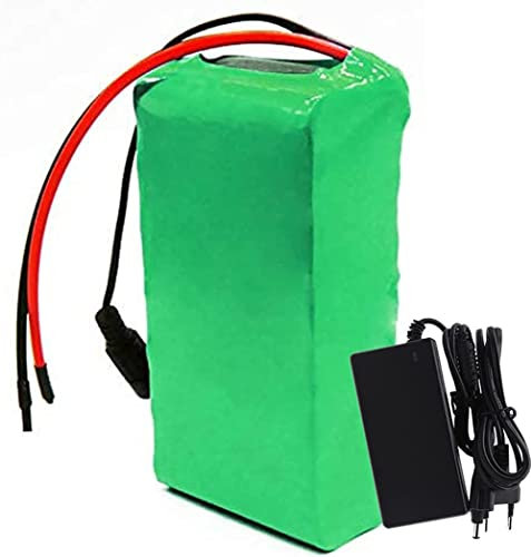 stdpcxz 24V 6Ah Batterie Lithium-ION 6S2P 6000Mah Vélo Électrique 500W Batterie De Vélos Électriques Cyclomoteur Batterie Lithium-ION avec BMS + Chargeur 24V 7AH,XT60
