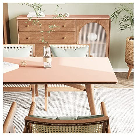CIEEIN CIEHT PU Tischdecke Tischmatte Schreibtisch Tischunterlage Tischfolie Schutzfolie Tischschutz Matte Wasserdicht Pink 40 * 160cm