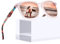 CARFIA Retro Polarised Sunglasses Womens UV400 Protection Big Frame for Outdoor Driving Fashion Trendy