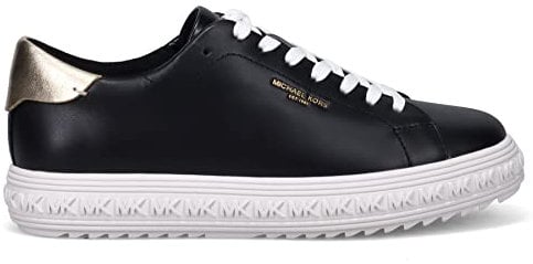 MICHAEL KORS Damen Grove Lace Up Sneaker, Schwarz, 40 EU