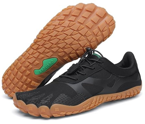 SAGUARO Hombre Zapatos de Barefoot Minimalista Descalzo Zapatillas Transpirables Zapatillas de Deporte Multicolor 39 EU