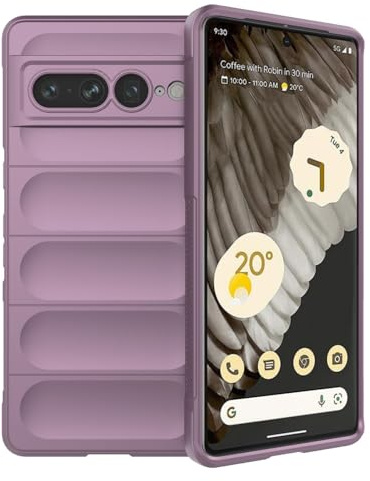 betterfon Handyhülle kompatibel mit Google Pixel 7 Pro | TPU Silikon Bumper Case | Outdoor Schutzhülle mit Stoßschutz | Lila
