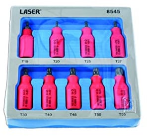 Laser 8545 Insulated Star Bit Socket Set 3/8 D 9pc