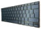 T-ProTek ALEMANE - Teclado azul sin marco, iluminación compatible con Asus ZenBook Flip S UX370UA-C4129T