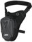 Shkalacar Motorrad Hüfttasche Männer Frauen, wasserdichte Hartschalen Beintasche mit Dual Mesh Taschendesign, verstellbaren Hüftgurt, Gürteltasche für Reiten Wandern Angeln(Schwarz)