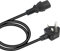 1.8 Metre UK Power Cable IECC13 to BS1363 Kettle Lead Power Cord, 13A 250V BS 1363 to C13 Kettle Lead/UK Power Cord, Power Supply Cable, TV/Monitor Power Cable,black
