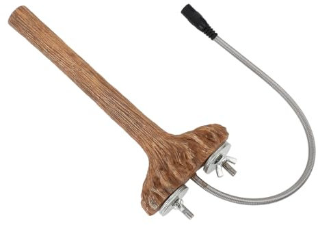 Beheizte Vogelsitzstange, 12 V, 5 W, Thermostatisch Beheizte Vogelheizung, Sitzstangen, Einstellbare Temperatur, Anti-Biss-Vogel-Thermo-Sitzstange, Vogelwärmer für Käfige,