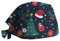 AIchenYW Verstellbar Arbeitskappe Baumwolle Staubkappe Unisex Scrub Cap Damen Herren Kopfhaube Einheitsgröße Bandana Cap Anti-Staub Chefkoch (DE/NL/SE/PL, Alphanumerisch, Einheitsgröße, B106)
