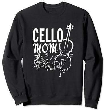 Cello Mom Musikinstrument Muttertag Musiker Kostüm Sweatshirt