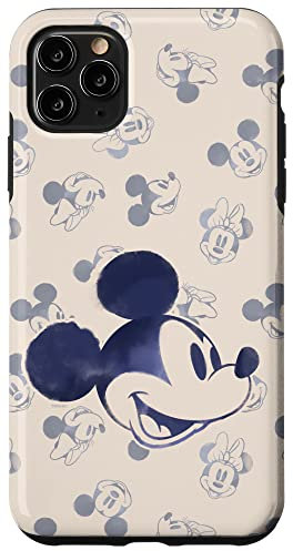iPhone 11 Pro Max Disney Mickey and Minnie Mouse Heads Retro Vintage Classic Case