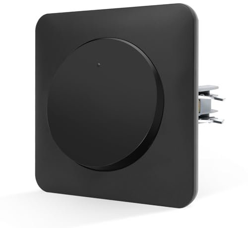 CNBINGO Rocker Interruptor de luz con garras – Interruptor de pared sencillo empotrado con materiales ignífugos de PC – Negro Moderno Interruptor basculante – 1 vía