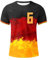 T-Shirt Homme Maillot Football Maillot Allemagne 2024 Coupe du Monde T Shirt T-Shirt Resille Homme Maillot De Foot Vintage Fonky Family T Shirt T-Shirt Anime Pas Cher (Doré, 4XL)