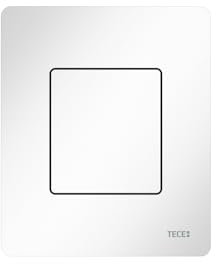 TECEsolid Urinal-Betätigungsplatte, inkl. Kartusche, zum TECE-Druckspülgehäuse U1, 92424, Farbe: Weiß glänzend